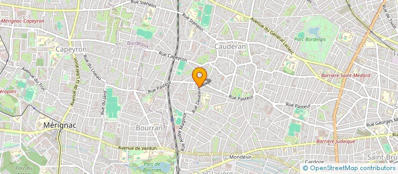 localisation de l'entreprise MADAME ELODIE GAULHIER  BORDEAUX