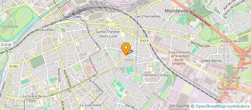 localisation de l'entreprise MADAME ELODIE GAUTIER à CAEN