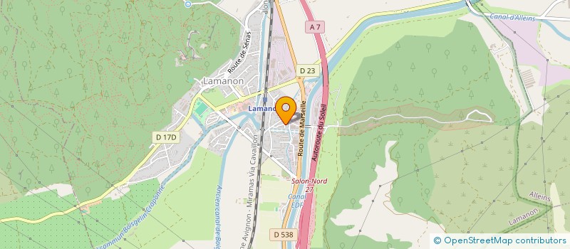 localisation de l'entreprise MADAME ELODIE GAY  LAMANON