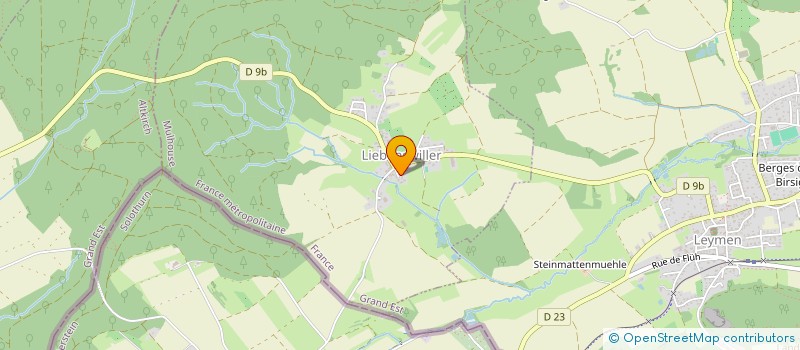 localisation de l'entreprise MADAME ELODIE GAY  LIEBENSWILLER