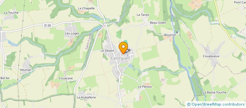 localisation de l'entreprise MADAME ELODIE GELIN  PLESLIN-TRIGAVOU