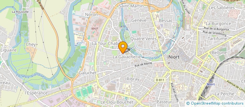 localisation de l'entreprise MADAME ELODIE GELLE à NIORT