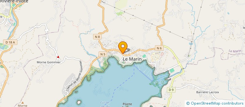 localisation de l'entreprise MADAME ELODIE GENCE à LE MARIN
