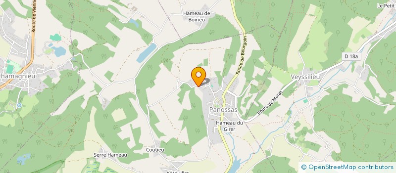 localisation de l'entreprise MADAME ELODIE GENESTIER  PANOSSAS