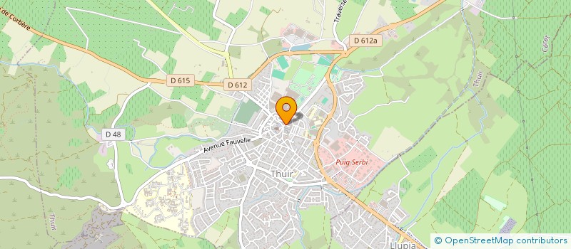 localisation de l'entreprise MADAME ELODIE GENET  THUIR