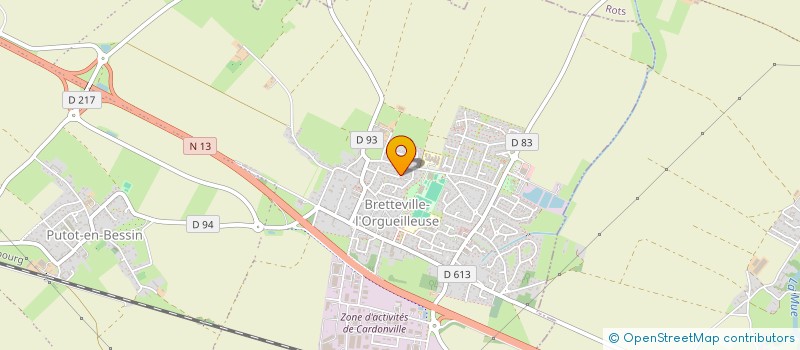 localisation de l'entreprise MADAME ELODIE GENOUEL  THUE ET MUE