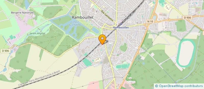 localisation de l'entreprise MADAME ELODIE GEOFFRIAULT  RAMBOUILLET