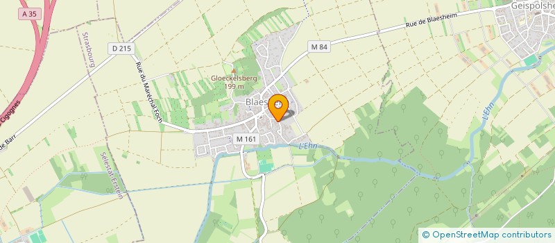 localisation de l'entreprise MADAME ELODIE GEORG  BLAESHEIM