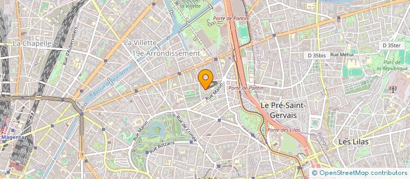 localisation de l'entreprise MADAME ELODIE GEORGES  PARIS