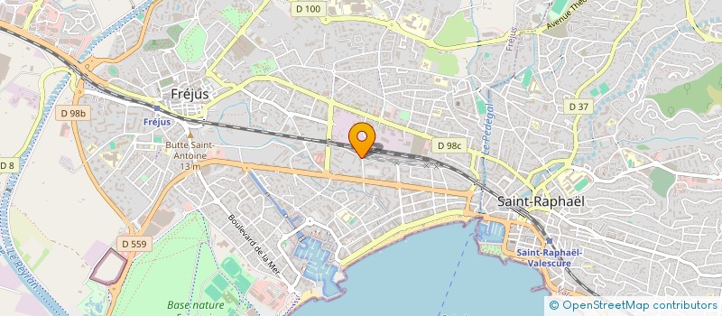 localisation de l'entreprise MADAME ELODIE GERARD à FREJUS