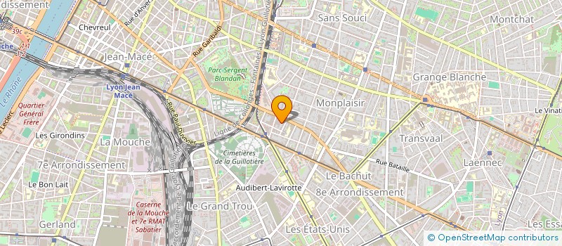 localisation de l'entreprise MADAME ELODIE GERARD  LYON