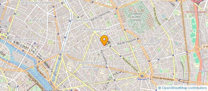 localisation de l'entreprise MADAME ELODIE GERBERON  PARIS