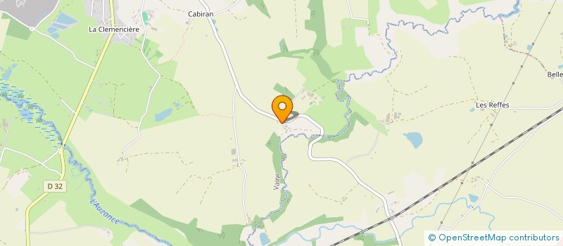 localisation de l'entreprise MADAME ELODIE GERVAIS  VAIRE