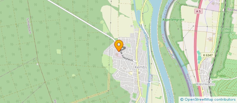 localisation de l'entreprise MADAME ELODIE GHIGI  KEMBS