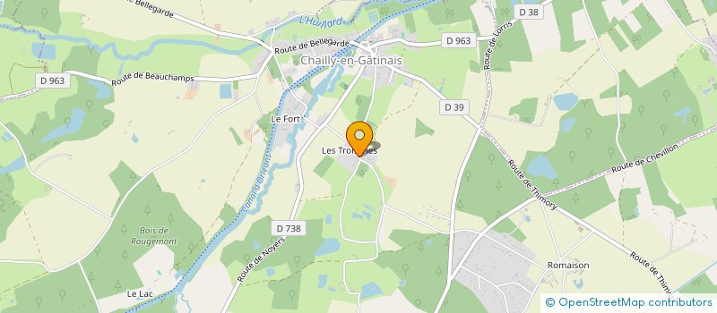 localisation de l'entreprise MADAME ELODIE GHIGO  CHAILLY-EN-GATINAIS