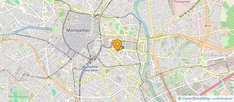 localisation de l'entreprise MADAME ELODIE GHIONE à MONTPELLIER