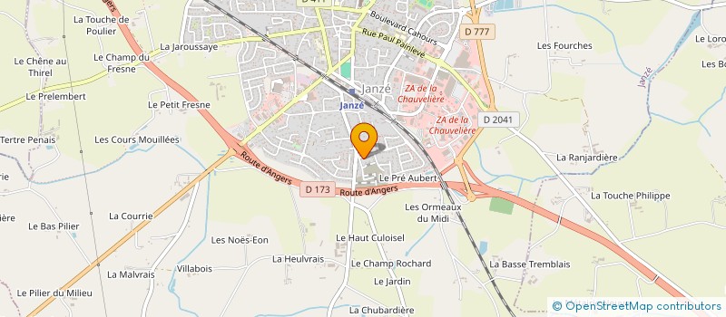 localisation de l'entreprise MADAME ELODIE GIBOIRE  JANZE