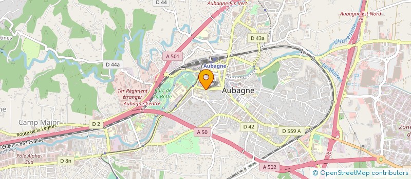 localisation de l'entreprise MADAME ELODIE GILABERT à AUBAGNE
