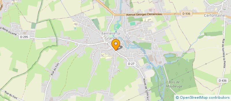 localisation de l'entreprise MADAME ELODIE GILLOT à FERRIERE-LA-GRANDE