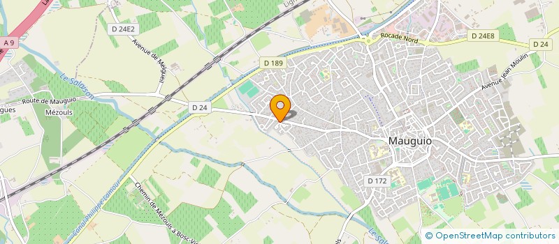 localisation de l'entreprise MADAME ELODIE GIMBERT  MAUGUIO