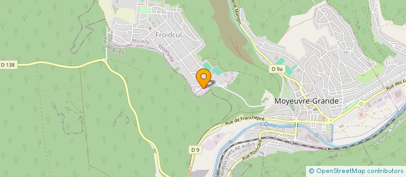 localisation de l'entreprise MADAME ELODIE GIMEL  MOYEUVRE-GRANDE