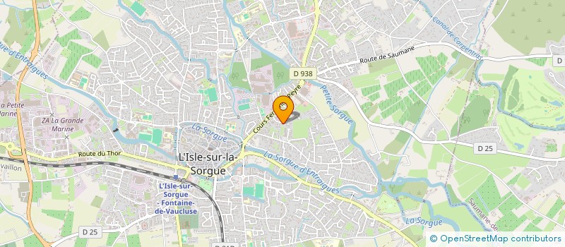 localisation de l'entreprise MADAME ELODIE GIMENES à L'ISLE-SUR-LA-SORGUE