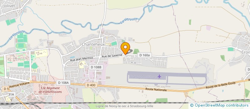 localisation de l'entreprise MADAME ELODIE GINEZ  CHANTEHEUX