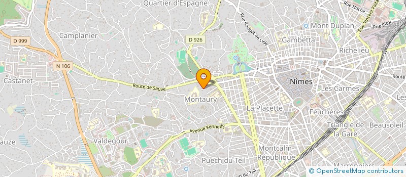 localisation de l'entreprise MADAME ELODIE GINOT  NIMES