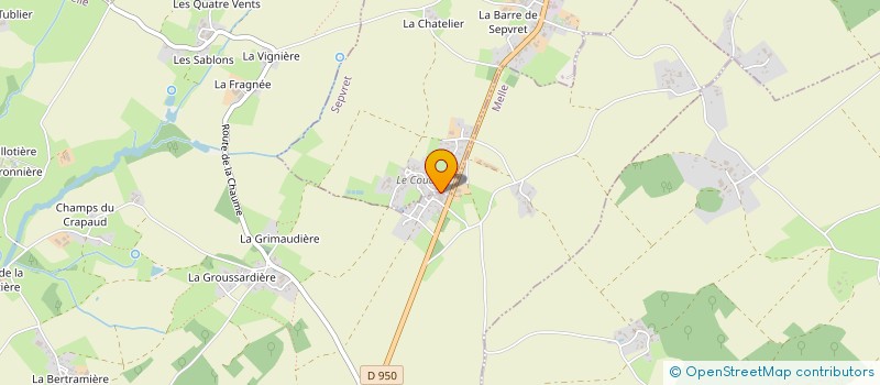 localisation de l'entreprise MADAME ELODIE GIRARD  SEPVRET