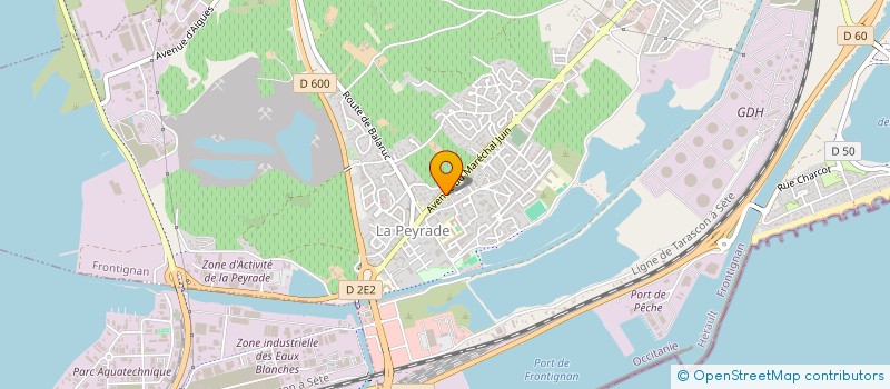 localisation de l'entreprise MADAME ELODIE GIRONA à FRONTIGNAN