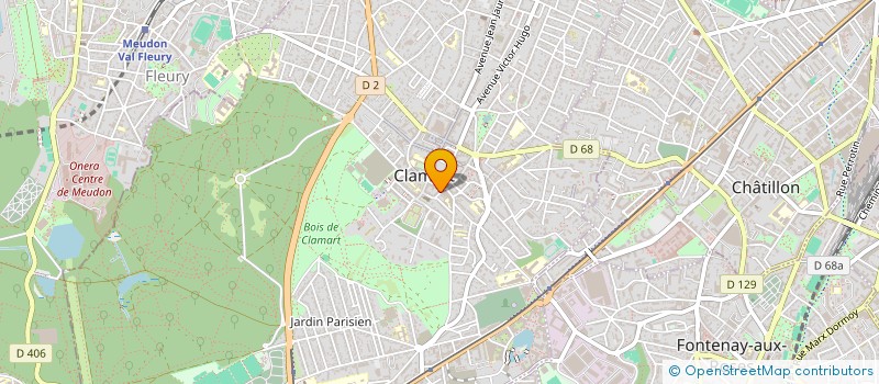 localisation de l'entreprise MADAME ELODIE GIROU à CLAMART