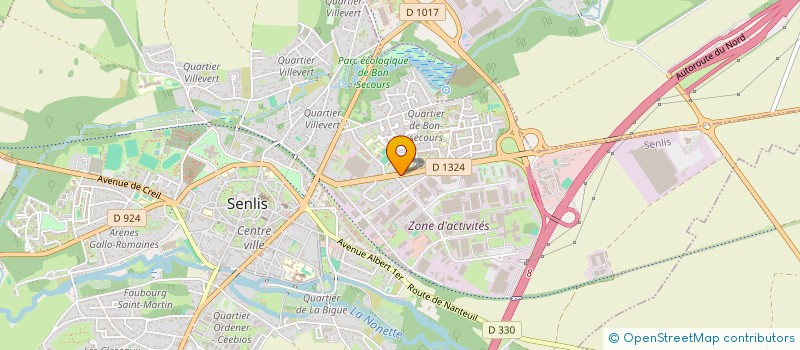 localisation de l'entreprise MADAME ELODIE GIVAUDAN  SENLIS