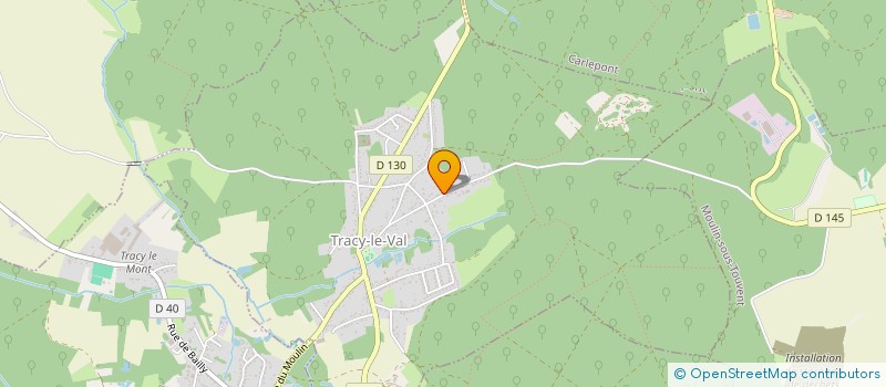 localisation de l'entreprise MADAME ELODIE GODARD  TRACY-LE-VAL