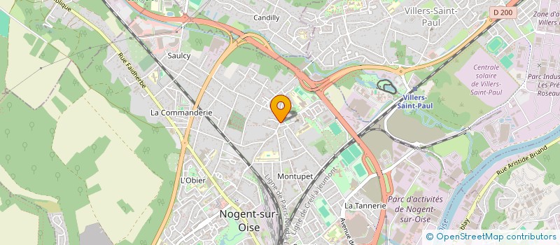 localisation de l'entreprise MADAME ELODIE GODET  NOGENT-SUR-OISE