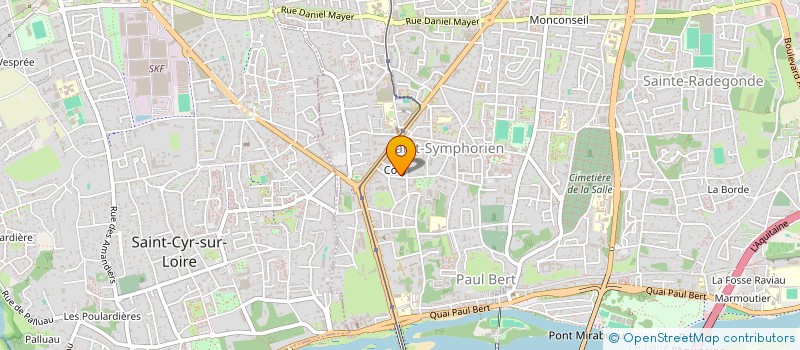 localisation de l'entreprise MADAME ELODIE GODIN  TOURS