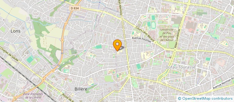 localisation de l'entreprise MADAME ELODIE GOGAIL  PAU