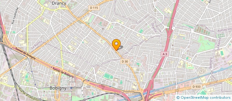 localisation de l'entreprise MADAME ELODIE GOMES  DRANCY