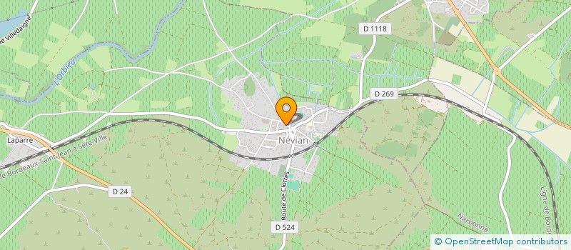 localisation de l'entreprise MADAME ELODIE GOMEZ  SIGEAN