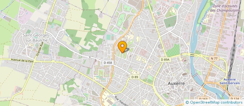 localisation de l'entreprise MADAME ELODIE GOMIMBAULT à AUXERRE