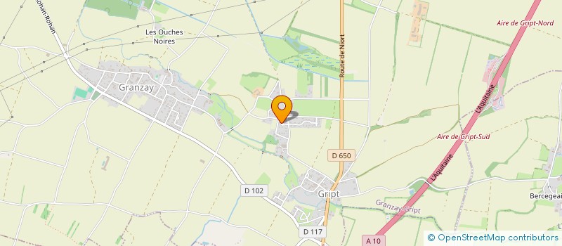 localisation de l'entreprise MADAME ELODIE GONZALES  GRANZAY-GRIPT