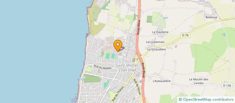 localisation de l'entreprise MADAME ELODIE GONZALEZ  SAINT-MICHEL-CHEF-CHEF