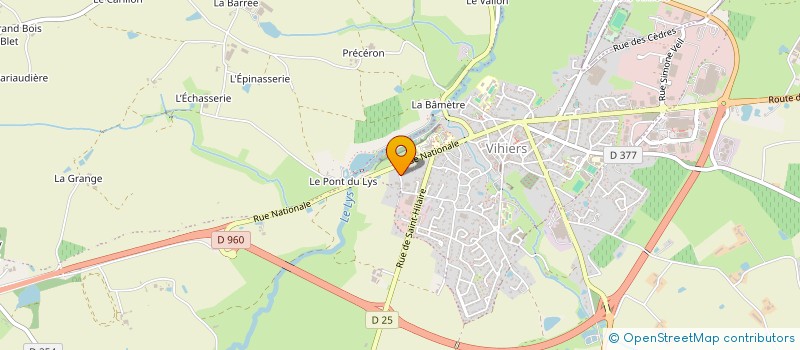 localisation de l'entreprise MADAME ELODIE GOULEAU  LYS-HAUT-LAYON