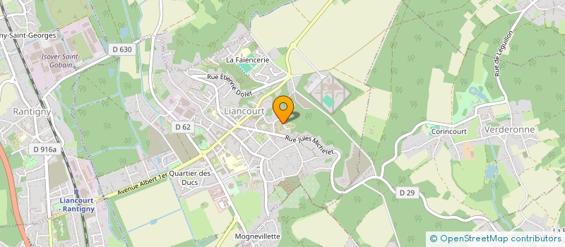 localisation de l'entreprise MADAME ELODIE GOURDIN  LIANCOURT