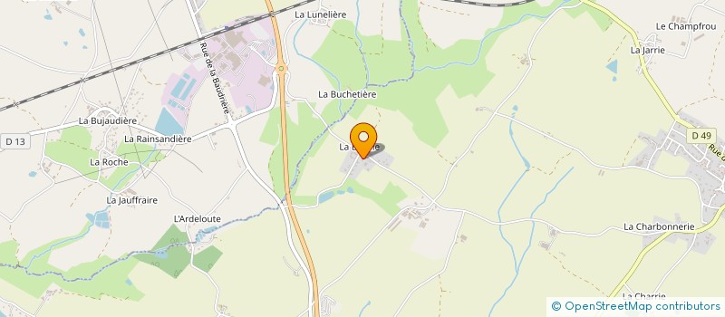 localisation de l'entreprise MADAME ELODIE GOURMAUD  MONTOURNAIS