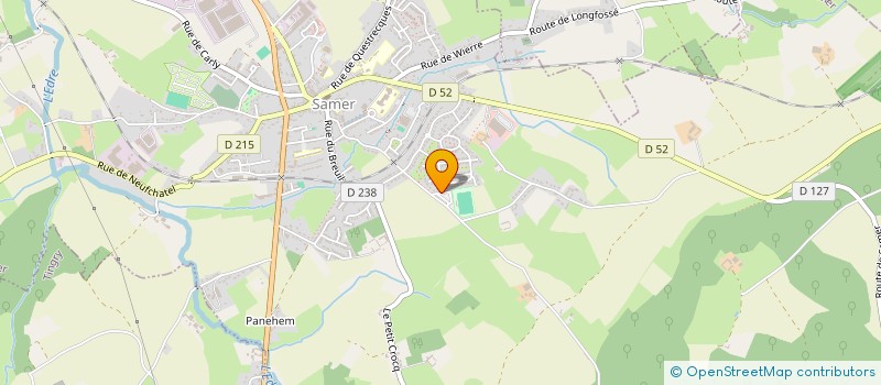 localisation de l'entreprise MADAME ELODIE GRADELLE  SAMER