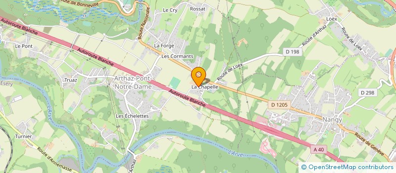 localisation de l'entreprise MADAME ELODIE GRAND  ARTHAZ-PONT-NOTRE-DAME