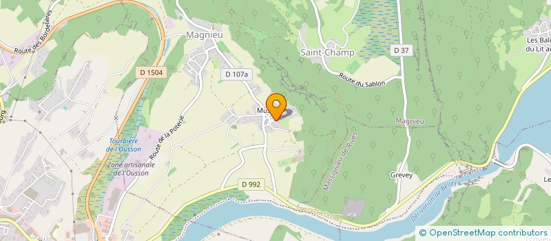 localisation de l'entreprise MADAME ELODIE GRANDGIRARD  MAGNIEU