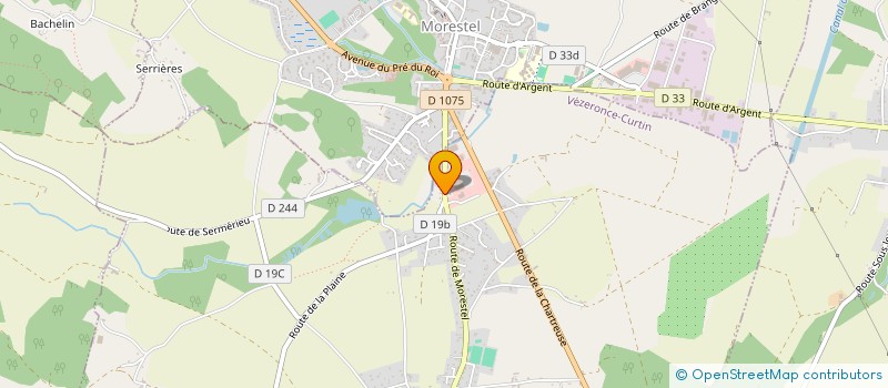 localisation de l'entreprise MADAME ELODIE GRAOVAC  MORESTEL