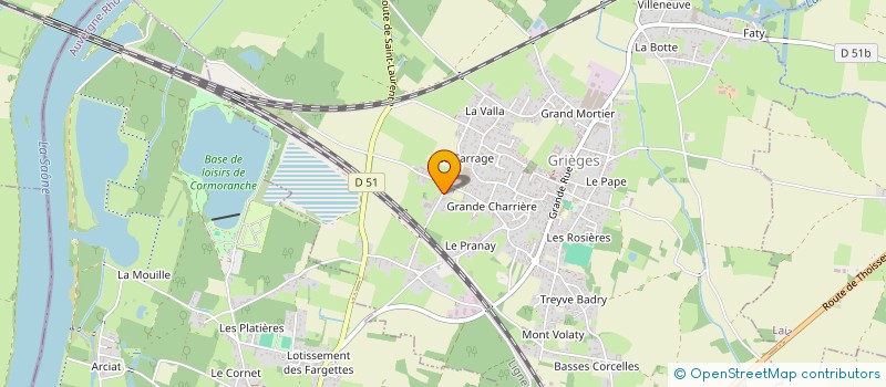 localisation de l'entreprise MADAME ELODIE GRAS  GRIEGES