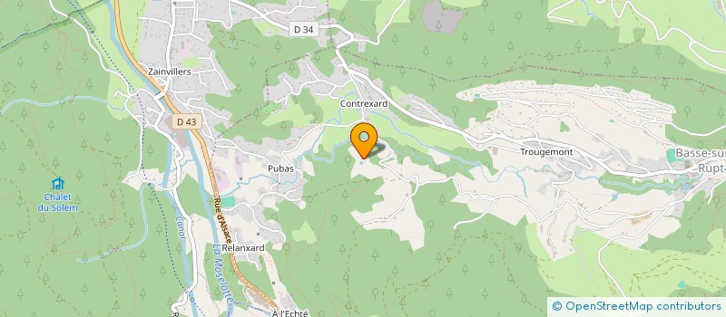 localisation de l'entreprise MADAME ELODIE GRAVIER  BASSE-SUR-LE-RUPT